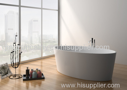 Freestanding Composite Resin Artificial Stone Bathtub