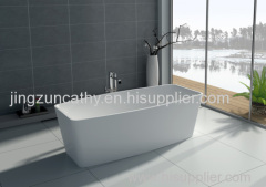 Freestanding Composite Resin Artificial Stone Bathtub