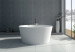 Freestanding Composite Resin Artificial Stone Bathtub