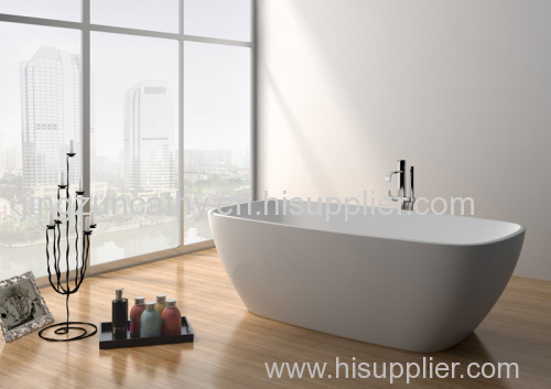 Freestanding Composite Resin Artificial Stone Bathtub