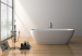 Freestanding Composite Resin Artificial Stone Bathtub