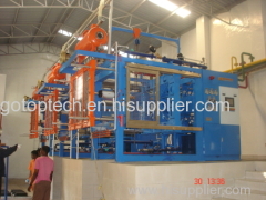 eps roof panel shape moulding machine with vacuum