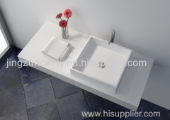 Freestanding Composite Resin Artificial Stone Basin