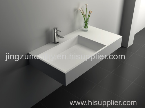 Freestanding Composite Resin Artificial Stone Basin