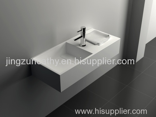 Freestanding Composite Resin Artificial Stone Basin