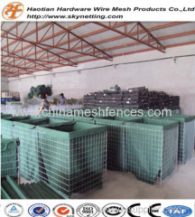 hot dipped galvanized Military Bastion Flood Wall HESCO Barrier hesco container hesco bascade