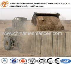 hot dipped galvanized Military Bastion Flood Wall HESCO Barrier hesco container hesco bascade