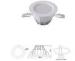 Eco friendly 4 W Adjustable Small Ceiling Mounted Downlights 2800K / 4000K / 6000K