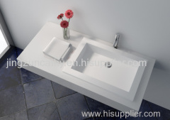 Freestanding Composite Resin Artificial Stone Basin