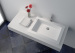 Freestanding Composite Resin Artificial Stone Basin