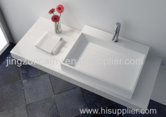 Freestanding Composite Resin Artificial Stone Basin