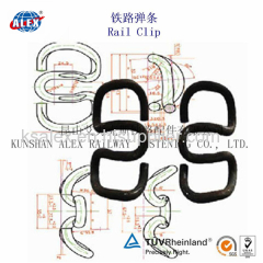 Pandrol E Clip OEM In China/E1609/1809/2007/E2055 Clilp/Rail Fastener E Clip of Railroad Construction/Elastic Rail Clip