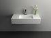 Freestanding Composite Resin Artificial Stone Basin
