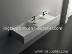 Freestanding Composite Resin Artificial Stone Basin