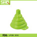 Collapsible folding silicone funnel