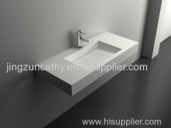 Freestanding Composite Resin Artificial Stone Basin