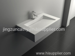 Freestanding Composite Resin Artificial Stone Basin