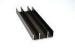 Mill Finished Black Anodized Aluminium Profile For Living Room, 6063-T5