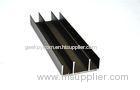 Mill Finished Black Anodized Aluminium Profile For Living Room, 6063-T5