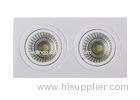 Rectangle 2 x 5W Dimmable Double LED Spotlight 1000lm - 1100lm