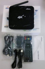 Best CR12 Android 4.4 quad core TV Box fully loaded XBMC add-ons 4K HDMI 2.4Ghz WiFi 2GB 8GB 2mpcamera H.265HDDgooglebox