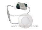 High Lumen IP40 4W Round Led Panel Light For Home , CCT 3000K - 6000K