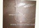 Interior / Exterior Wall Cladding Custom Aluminum Panels Perforated Metal Wall Panels