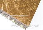 4mm - 50mm AHP Aluminum Honeycomb Panels / Board Marble Finished for Furniture