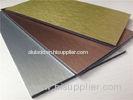 Brushed PE / PVDF Aluminum Composite Panel , 3mm / 4mm / 5 mm Aluminium Sheet