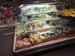 Commercial display fridge circle fridge with four side display open chiller