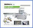 Horizontal Food Flow Pack Machinery Dual Frequency With PVC / BOPP High Speed
