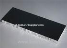 Building Curtain Wall Black Aluminum Honeycomb Core Panels With Polyester Coating