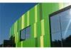 Bamboo Green Facade / Curtain Wall PVDF Aluminum Composite Panel Weatherproof