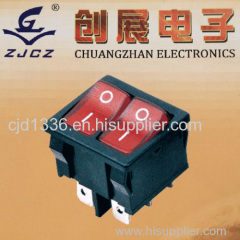 KCD1 Illuminated Rocker Switch 801EA1 BRA1