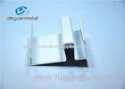 Silver Anodizing Aluminium Frame Aluminium Extrusion Profiles For Decoration , 6063-T5