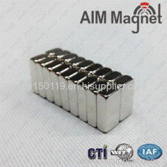 N45 bulk Zinc 30x20x2.5mm neodymium magnet