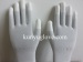 13 guage nylon half hand finger knitting glove open finger glove