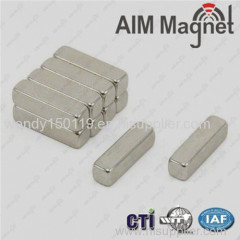 N48 industry application 15.88x 6.35x1.58mm Sintered Rare Earth Magnet Neo