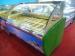 18 Trays R404a Green Commercial Ice Cream Display Freezer For Shop