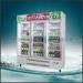 Stainless Steel Upright Commercial Display Freezer Tecumseh Compressor -25C 3 Doors