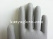 13GNYLON fibre antistatic working gloves coated with GREY pu