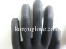 13 Guage black nylon liner with black pu coating gloves