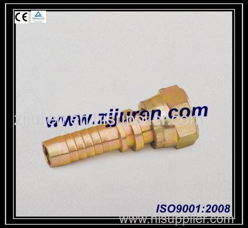 BSP straight hydraulic hose fitting 22611 by CNC machine