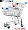 Portable Metal Rolling Grocery Supermarket Shopping Trolley Carts Zinc Plated