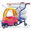 Supermarket Toddler Boy Kids Plastic Shopping Cart Intersting and Colourful