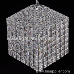 The three-dimensional crystal chandelier creative square crystal lamp LED crystal lamp
