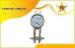 Nickel Plating Golf Divot Tool With Customer Ball Marker , Open Design