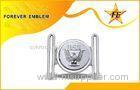 Two Piece Metal Belt Buckles In Gold With Nickel Plating And Antique Plating