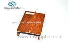 6063 T5 / T6 Wood Grain Aluminum Extrusions Profile For Windows , G B/75237