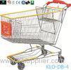 Large Capacity Supermarket Lightweight Shopping Trolley / Grocery Shopping Cart